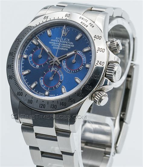 rolex daytona blaues zifferblatt